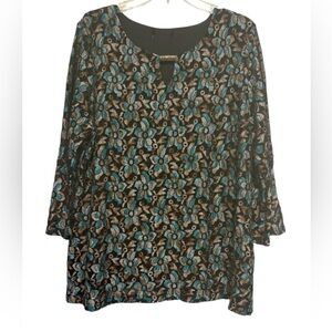 Floral Patterned Women's Top